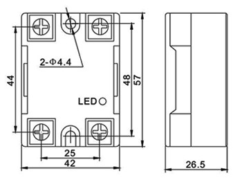 Factory supply 40A ac zero crossing solid state relay ssr relay