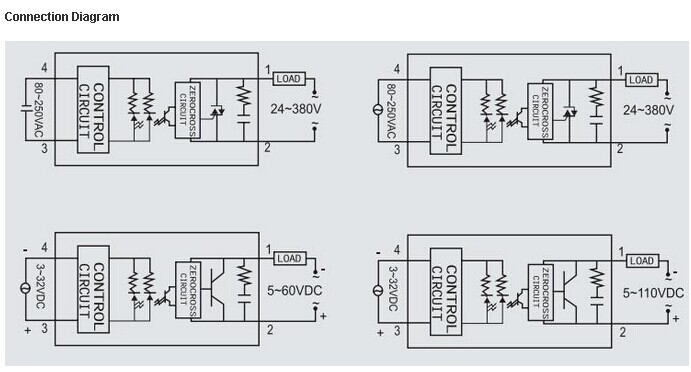 solid state relay SSR-40AA 40A AC TO AC SSR 40AA relay solid state